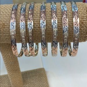 New 7pcs Gold Plated bracelet